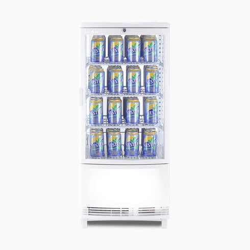 Bromic Curved Glass 80L LED Countertop Beverage Chiller- CT0080G4WC